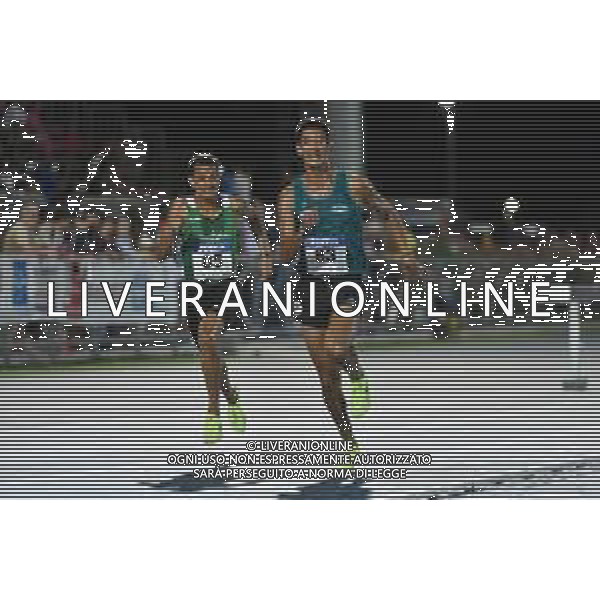 TVRG Campionati Italiani Atletica nella foto Wilson Marquez SX e Abderrazzak Gasmi DX 3.000 metri siepi maschili Campionati Italiani assoluti di Atletica Leggera Molfetta (BA) 30-07-2023 Stadio comunale Mario Saverio Cozzoli foto Roberto Garavaglia/ag. Aldo Liverani sas