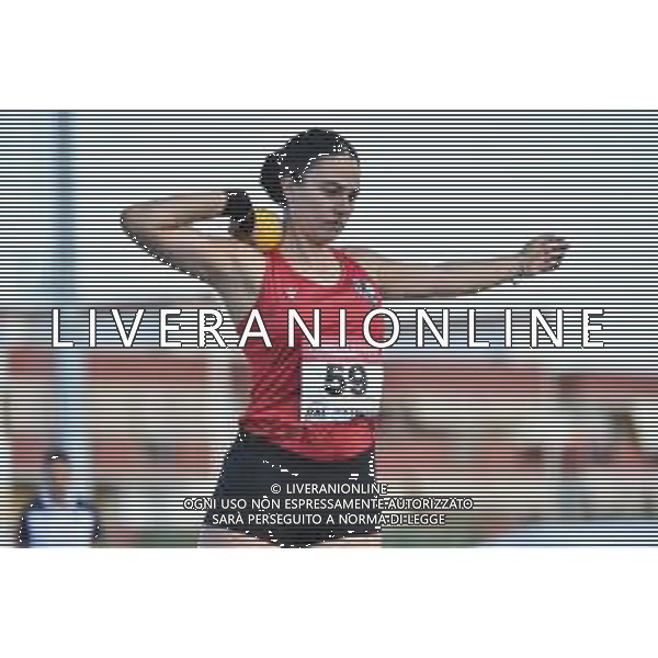 TVRG Campionati Italiani Atletica nella foto Elisa Francesca Pintus lancio del peso femminile Campionati Italiani assoluti di Atletica Leggera Molfetta (BA) 30-07-2023 Stadio comunale Mario Saverio Cozzoli foto Roberto Garavaglia/ag. Aldo Liverani sas