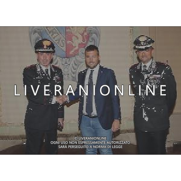 IMOLA 31 07 2023 IL SINDACO PANIERI HA INCONTRATO QUESTA MATTINA, IN MUNICIPIO, IL COLONNELLO ETTORE BRAMATO, NUOVO COMANDANTE PROVINCIALE CARABINIERI DI BOLOGNA NELLA FOTO COLONELLO ETTORE BRAMATO SINDACO MARCO PANIERI E MAGGIORE ANDREA OXILIA COMM STAZIONE DI IMOLA FOTO GIANNI SANNA-AG ALDO LIVERANI SAS