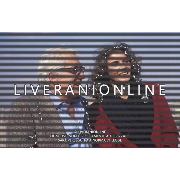 DIAP-RETROSPETTIVA FLORINDA BOLKAN ATTRICE NELLA FOTO FLORINDA BOLKAN CON IL REGISTA GIUSEPPE PATRONI GRIFFI A MILANO TERRAZZA MARTINI NELL\'ANNO 1986 AG ALDO LIVERANI SAS