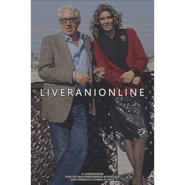 COL-Florinda Bolkan attrice brasiliana - Retrospettiva nella foto con Giuseppe Patroni Griffi nel 1986 ©ARCHIVIO / AGENZIA ALDO LIVERANI SAS