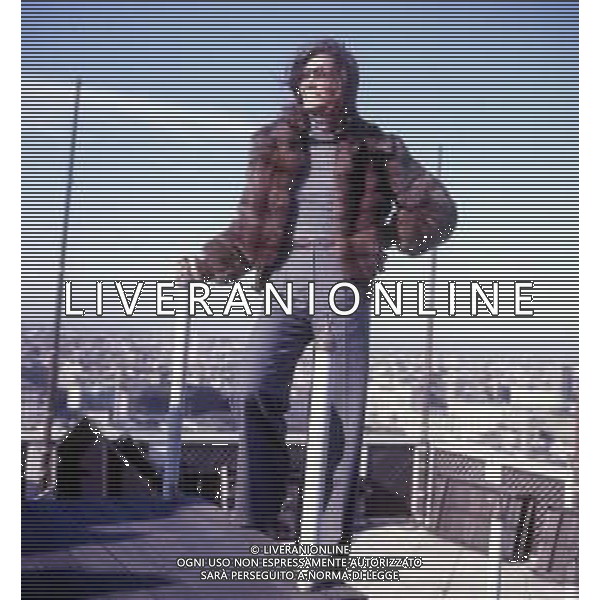 COL-RETROSPETTIVA FLORINDA BOLKAN ATTRICE NELLA FOTO FLORINDA BOLKAN A MILANO TERRAZZA MARTINI AG ALDO LIVERANI SAS 