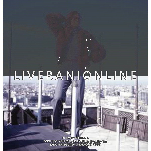 COL-RETROSPETTIVA FLORINDA BOLKAN ATTRICE NELLA FOTO FLORINDA BOLKAN A MILANO TERRAZZA MARTINI AG ALDO LIVERANI SAS 