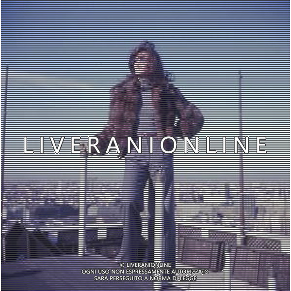 COL-RETROSPETTIVA FLORINDA BOLKAN ATTRICE NELLA FOTO FLORINDA BOLKAN A MILANO TERRAZZA MARTINI AG ALDO LIVERANI SAS 