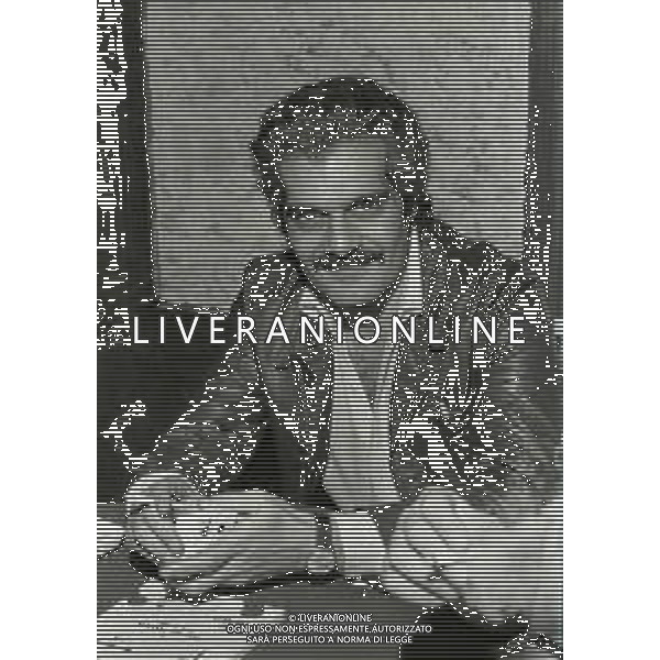 NEG-RETROSPETTIVA OMAR SHARIF ATTORE E GIOCATORE DI BRIDGE NELLA FOTO OMAR SHARIF A VENEZIA NELL\'ANNO 1972 AG ALDO LIVERANI SAS 