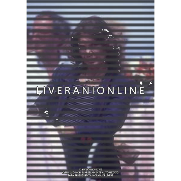 DIAP-RETROSPETTIVA FLORINDA BOLKAN ATTRICE NELLA FOTO FLORINDA BOLKAN A CANNES NELL\'ANNO 1990 AG ALDO LIVERANI SAS  
