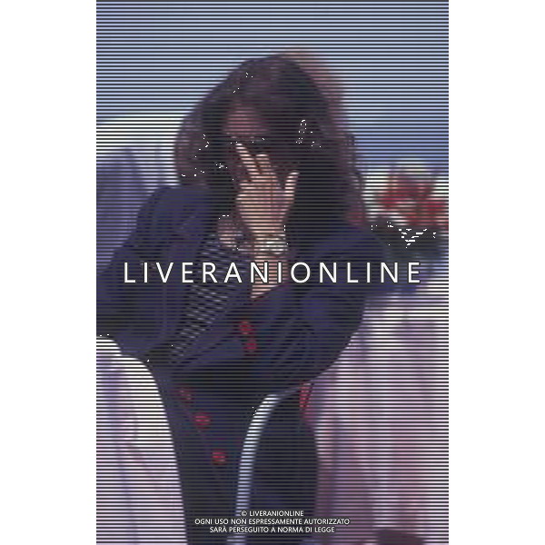 DIAP-RETROSPETTIVA FLORINDA BOLKAN ATTRICE NELLA FOTO FLORINDA BOLKAN A CANNES NELL\'ANNO 1990 AG ALDO LIVERANI SAS  
