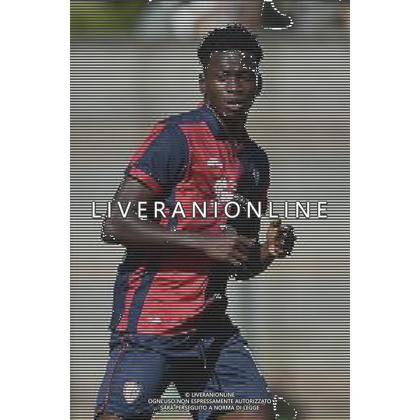 Ibrahim Sulemana (Cagliari) Cagliari vs Como gara amichevole Chatillon (AO) 02-08-2023 Stadio Ernesto Brunod foto Roberto Garavaglia/ag. Aldo Liverani sas