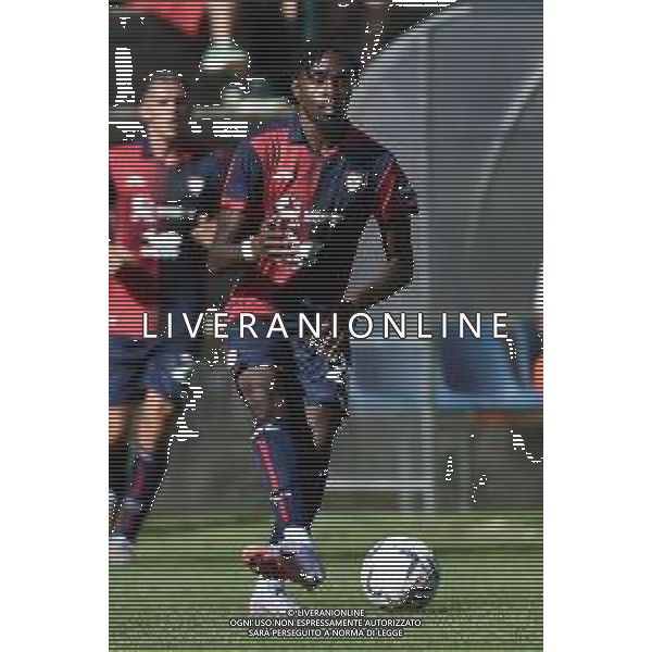 Antoine Makoumbou (Cagliari) Cagliari vs Como gara amichevole Chatillon (AO) 02-08-2023 Stadio Ernesto Brunod foto Roberto Garavaglia/ag. Aldo Liverani sas
