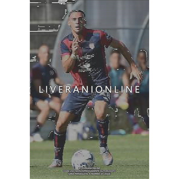 Gabriele Zappa (Cagliari) Cagliari vs Como gara amichevole Chatillon (AO) 02-08-2023 Stadio Ernesto Brunod foto Roberto Garavaglia/ag. Aldo Liverani sas