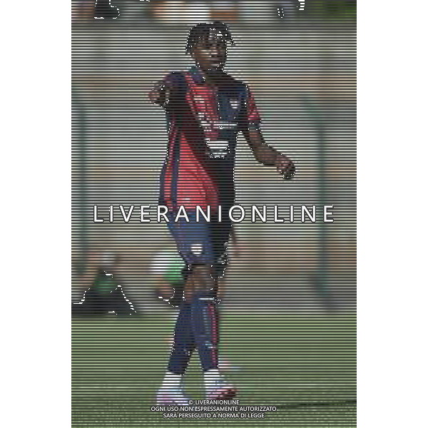 Antoine Makoumbou (Cagliari) Cagliari vs Como gara amichevole Chatillon (AO) 02-08-2023 Stadio Ernesto Brunod foto Roberto Garavaglia/ag. Aldo Liverani sas