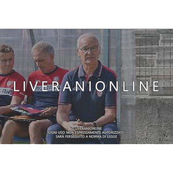 Claudio Ranieri allenatore Cagliari Cagliari vs Como gara amichevole Chatillon (AO) 02-08-2023 Stadio Ernesto Brunod foto Roberto Garavaglia/ag. Aldo Liverani sas