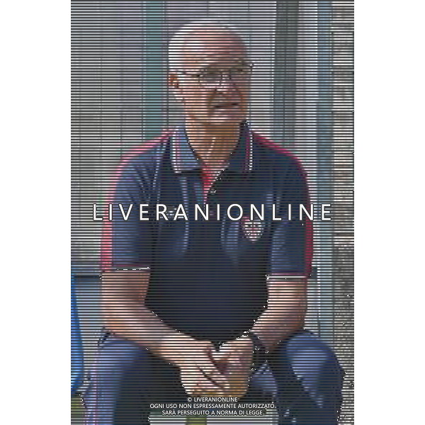 Claudio Ranieri allenatore Cagliari Cagliari vs Como gara amichevole Chatillon (AO) 02-08-2023 Stadio Ernesto Brunod foto Roberto Garavaglia/ag. Aldo Liverani sas