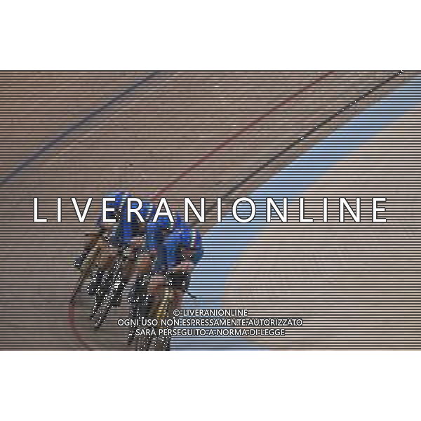 03-08-2023 World Championships Elite Track; Giornata 01; 2023, Italia; Consonni, Simone; Ganna, Filippo; Lamon, Francesco; Milan, Jonathan; Glasgow - Sir Chris Hoy Velodrome; ©SIROTTI / AGENZIA ALDO LIVERANI SAS