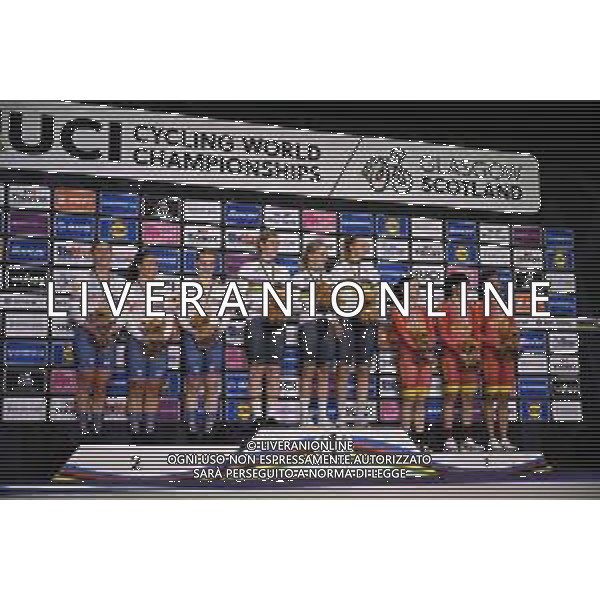 03-08-2023 World Championships Elite Women Track; Giornata 01; 2023, Germany; 2023, Great Britain; 2023, Cina; Glasgow - Sir Chris Hoy Velodrome; ©SIROTTI / AGENZIA ALDO LIVERANI SAS