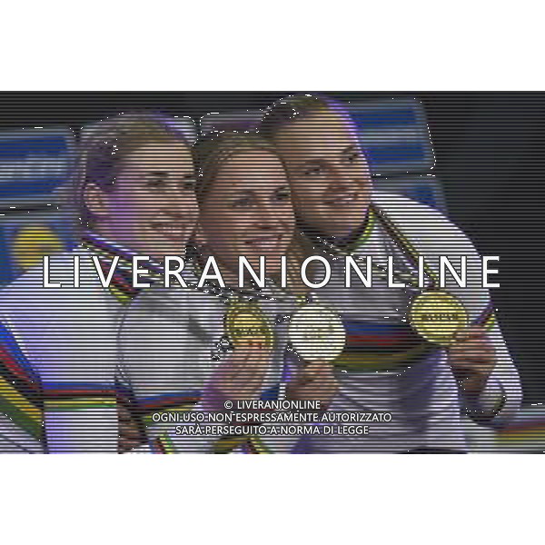 03-08-2023 World Championships Elite Women Track; Giornata 01; 2023, Germany; Grabosch, Pauline Sofie; Hinze, Emma; Friedrich, Lea Sophie; Glasgow - Sir Chris Hoy Velodrome; ©SIROTTI / AGENZIA ALDO LIVERANI SAS