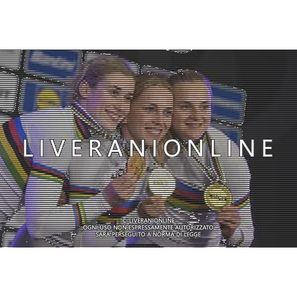 03-08-2023 World Championships Elite Women Track; Giornata 01; 2023, Germany; Grabosch, Pauline Sofie; Hinze, Emma; Friedrich, Lea Sophie; Glasgow - Sir Chris Hoy Velodrome; ©SIROTTI / AGENZIA ALDO LIVERANI SAS