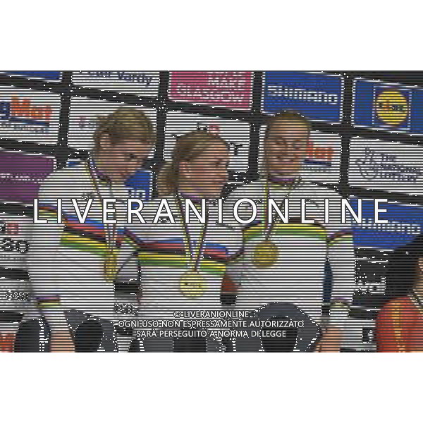 03-08-2023 World Championships Elite Women Track; Giornata 01; 2023, Germany; Grabosch, Pauline Sofie; Hinze, Emma; Friedrich, Lea Sophie; Glasgow - Sir Chris Hoy Velodrome; ©SIROTTI / AGENZIA ALDO LIVERANI SAS