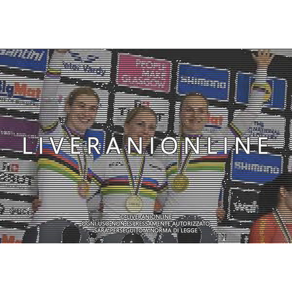 03-08-2023 World Championships Elite Women Track; Giornata 01; 2023, Germany; Grabosch, Pauline Sofie; Hinze, Emma; Friedrich, Lea Sophie; Glasgow - Sir Chris Hoy Velodrome; ©SIROTTI / AGENZIA ALDO LIVERANI SAS