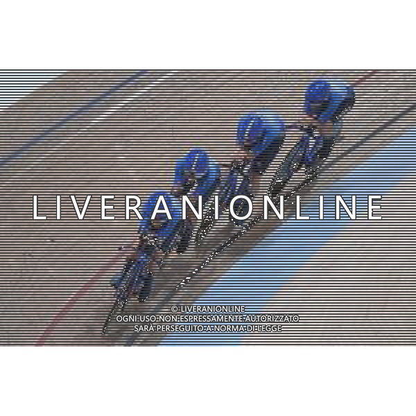 04-08-2023 World Championships Elite Women Track; Giornata 02; 2023, Italia; Balsamo, Elisa; Fidanza, Martina; Consonni, Chiara; Guazzini, Vittoria; Glasgow - Sir Chris Hoy Velodrome; ©SIROTTI / AGENZIA ALDO LIVERANI SAS