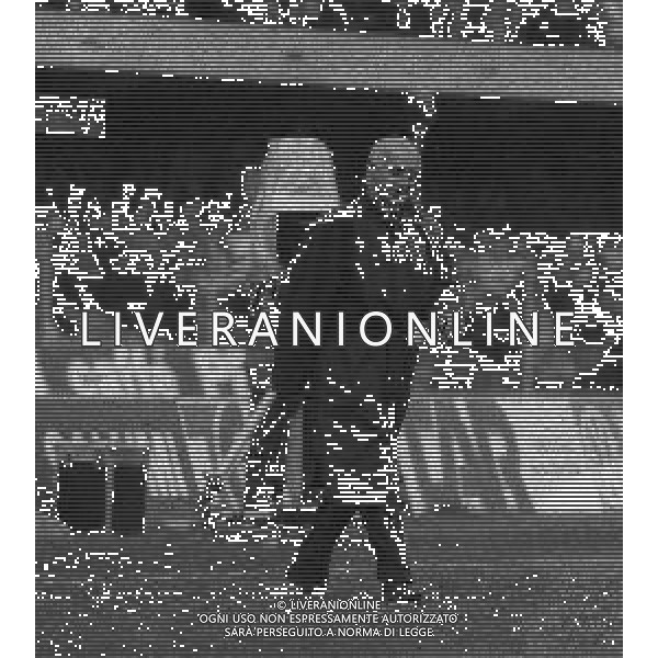 RETROSPETTIVA ARRIGO SACCHI ALLENATORE 1989-1990 NELLA FOTO ARRIGO SACCHI ESPULSO IL 22-04-1990 A VERONA NELLA PARTITA VERONA MILAN PERSA PER 2-1 AG ALDO LIVERANI SAS 