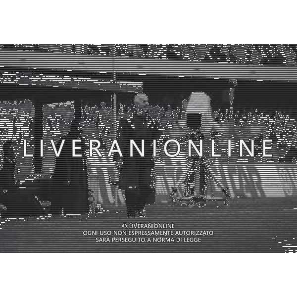 RETROSPETTIVA ARRIGO SACCHI ALLENATORE 1989-1990 NELLA FOTO ARRIGO SACCHI ESPULSO IL 22-04-1990 A VERONA NELLA PARTITA VERONA MILAN PERSA PER 2-1 AG ALDO LIVERANI SAS 
