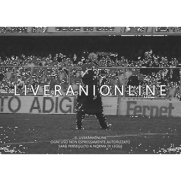 RETROSPETTIVA ARRIGO SACCHI ALLENATORE 1989-1990 NELLA FOTO ARRIGO SACCHI ESPULSO IL 22-04-1990 A VERONA NELLA PARTITA VERONA MILAN PERSA PER 2-1 AG ALDO LIVERANI SAS 