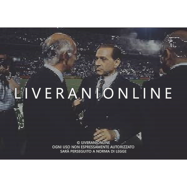 RETROSPETTIVA ARRIGO SACCHI ALLENATORE NELLA FOTO ARRIGO SACCHI CON SILVIO BERLUSCONI AG ALDO LIVERANI SAS