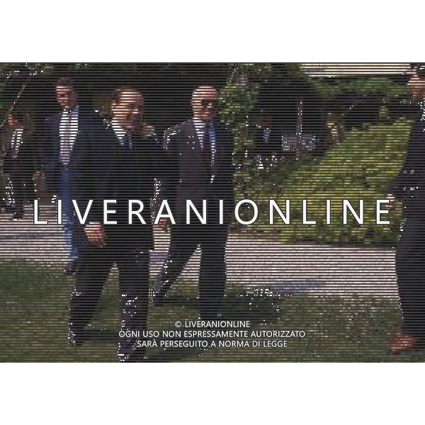 RETROSPETTIVA ARRIGO SACCHI ALLENATORE NELLA FOTO SACCHI ARRIGO CON SILVIO BERLUSCONI AG ALDO LIVERANI SAS