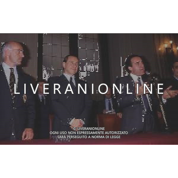 RETROSPETTIVA ARRIGO SACCHI ALLENATORE NELLA FOTO SACCHI ARRIGO CON SILVIO BERLUSCONI E IL SINDACO DI MILANO PAOLO PILLITTERI AG ALDO LIVERANI SAS