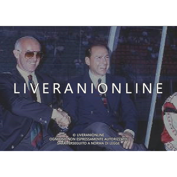 RETROSPETTIVA ARRIGO SACCHI ALLENATORE NELLA FOTO SACCHI ARRIGO CON SILVIO BERLUSCONI AG ALDO LIVERANI SAS