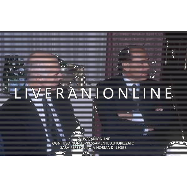 RETROSPETTIVA ARRIGO SACCHI ALLENATORE NELLA FOTO SACCHI ARRIGO CON SILVIO BERLUSCONI AG ALDO LIVERANI SAS
