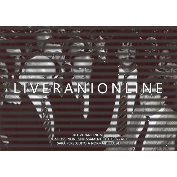RETROSPETTIVA ARRIGO SACCHI ALLENATORE NELLA FOTO SACCHI ARRIGO CON SILVIO BERLUSCONI E RUUD GULLIT AG ALDO LIVERANI SAS