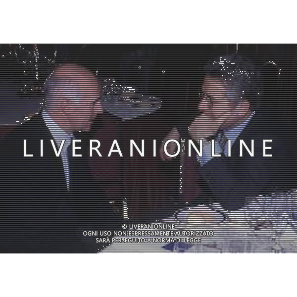RETROSPETTIVA ARRIGO SACCHI ALLENATORE NELLA FOTO SACCHI ARRIGO CON ANTONIO MATARRESE AG ALDO LIVERANI SAS