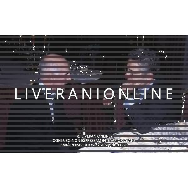 RETROSPETTIVA ARRIGO SACCHI ALLENATORE NELLA FOTO SACCHI ARRIGO CON ANTONIO MATARRESE AG ALDO LIVERANI SAS