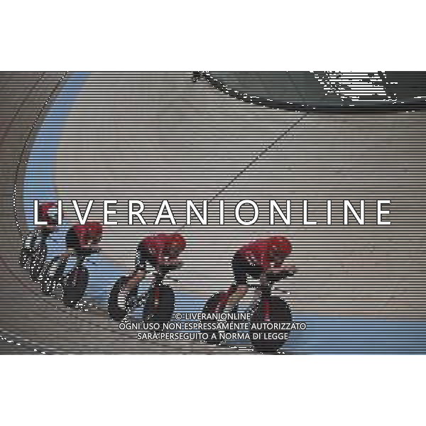 04-08-2023 World Championships Elite Track; Giornata 02; 2023, Danimarca; Larsen, Niklas; Bevort, Carl-frederik; Leth, Lasse; Pedersen, Rasmus; Glasgow - Sir Chris Hoy Velodrome; ©SIROTTI/AGENZIA ALDO LIVERANI SAS