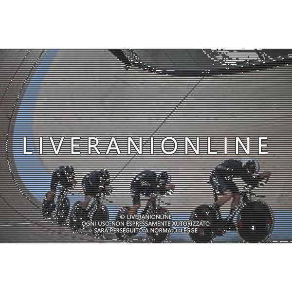 04-08-2023 World Championships Elite Track; Giornata 02; 2023, New Zealand; Gate, Aaron; Stewart, Campbell; Sexton, Thomas; Kergozou De La Boessiere, Nicholas; Glasgow - Sir Chris Hoy Velodrome; ©SIROTTI/AGENZIA ALDO LIVERANI SAS