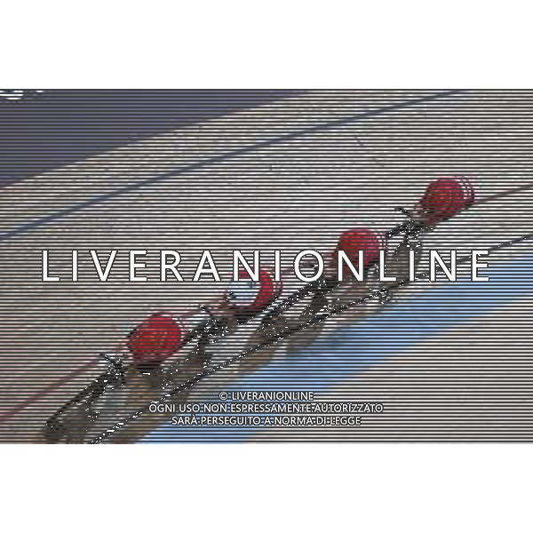 04-08-2023 World Championships Elite Track; Giornata 02; 2023, Danimarca; Larsen, Niklas; Bevort, Carl-frederik; Leth, Lasse; Pedersen, Rasmus; Glasgow - Sir Chris Hoy Velodrome; ©SIROTTI/AGENZIA ALDO LIVERANI SAS
