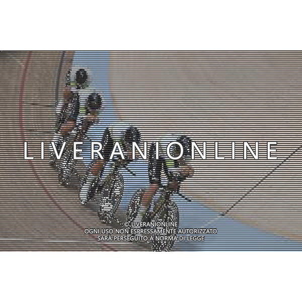 04-08-2023 World Championships Elite Track; Giornata 02; 2023, Australia; Bleddyn, Oliver; O Brien, Kelland; Leahy, Conor; Welsford, Samuel; Glasgow - Sir Chris Hoy Velodrome; ©SIROTTI/AGENZIA ALDO LIVERANI SAS
