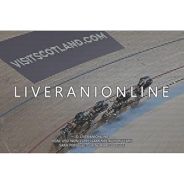 04-08-2023 World Championships Elite Track; Giornata 02; 2023, New Zealand; Gate, Aaron; Stewart, Campbell; Sexton, Thomas; Kergozou De La Boessiere, Nicholas; Glasgow - Sir Chris Hoy Velodrome; ©SIROTTI/AGENZIA ALDO LIVERANI SAS