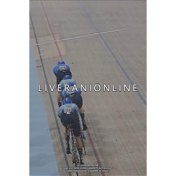 04-08-2023 World Championships Elite Track; Giornata 02; 2023, Italia; Consonni, Simone; Ganna, Filippo; Lamon, Francesco; Milan, Jonathan; Glasgow - Sir Chris Hoy Velodrome; ©SIROTTI/AGENZIA ALDO LIVERANI SAS