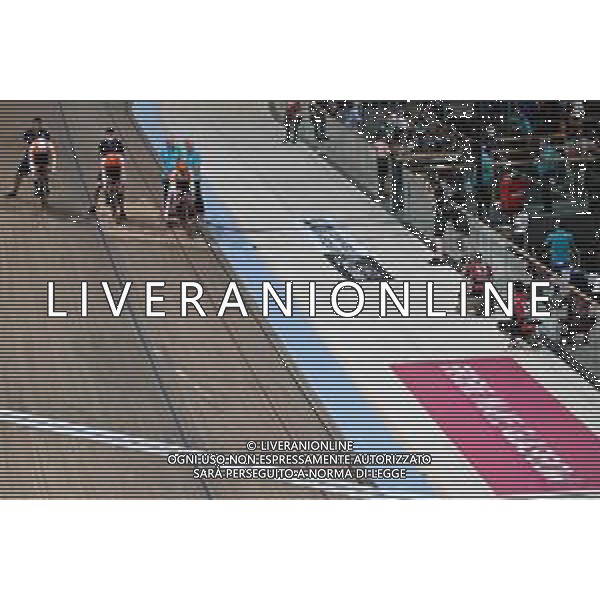 04-08-2023 World Championships Elite Track; Giornata 02; 2023, Olanda; Van Den Berg, Roy; Lavreysen, Harrie; Hoogland, Jeffrey; Glasgow - Sir Chris Hoy Velodrome; ©SIROTTI/AGENZIA ALDO LIVERANI SAS