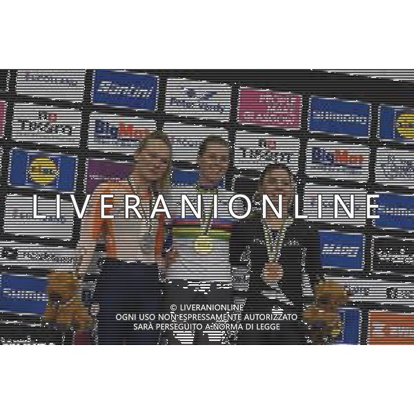 04-08-2023 World Championships Elite Women Track; Giornata 02; 2023, Usa; 2023, Olanda; 2023, New Zealand; Valente, Jennifer; Drummond, Michaela; Van Der Duin, Maike; Glasgow - Sir Chris Hoy Velodrome; ©SIROTTI/AGENZIA ALDO LIVERANI SAS