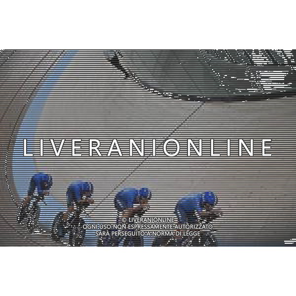 05-08-2023 World Championships Elite Track; Giornata 03; 2023, Italia; Ganna, Filippo; Lamon, Francesco; Milan, Jonathan; Moro, Manilo; Glasgow - Sir Chris Hoy Velodrome; ©SIROTTI/AGENZIA ALDO LIVERANI SAS