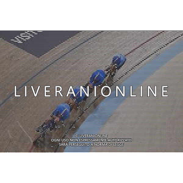 05-08-2023 World Championships Elite Track; Giornata 03; 2023, Italia; Ganna, Filippo; Lamon, Francesco; Milan, Jonathan; Moro, Manilo; Glasgow - Sir Chris Hoy Velodrome; ©SIROTTI/AGENZIA ALDO LIVERANI SAS