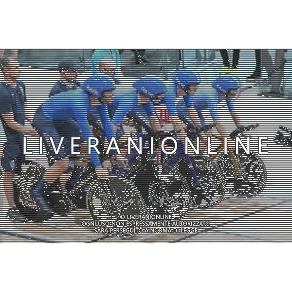 05-08-2023 World Championships Elite Track; Giornata 03; 2023, Italia; Ganna, Filippo; Lamon, Francesco; Milan, Jonathan; Moro, Manilo; Glasgow - Sir Chris Hoy Velodrome; ©SIROTTI/AGENZIA ALDO LIVERANI SAS