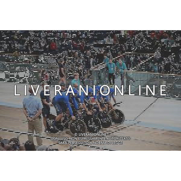 05-08-2023 World Championships Elite Track; Giornata 03; 2023, Italia; Ganna, Filippo; Lamon, Francesco; Milan, Jonathan; Moro, Manilo; Glasgow - Sir Chris Hoy Velodrome; ©SIROTTI/AGENZIA ALDO LIVERANI SAS