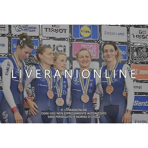 05-08-2023 World Championships Elite Women Track; Giornata 03; 2023, France; Borras, Marion; Fortin, Valentine; Copponi, Clara; Le Net, Marie; Berteau, Victoire; Glasgow - Sir Chris Hoy Velodrome; FOTO STEFANO SIROTTI-AG ALDO LIVERANI SAS