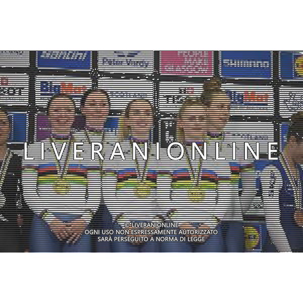 05-08-2023 World Championships Elite Women Track; Giornata 03; 2023, Great Britain; Barker, Elinor; Barker, Megan; Knight, Josie; Morris, Anna; Glasgow - Sir Chris Hoy Velodrome; FOTO STEFANO SIROTTI-AG ALDO LIVERANI SAS