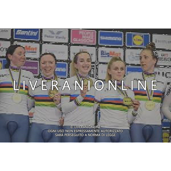 05-08-2023 World Championships Elite Women Track; Giornata 03; 2023, Great Britain; Barker, Elinor; Barker, Megan; Knight, Josie; Morris, Anna; Glasgow - Sir Chris Hoy Velodrome; FOTO STEFANO SIROTTI-AG ALDO LIVERANI SAS
